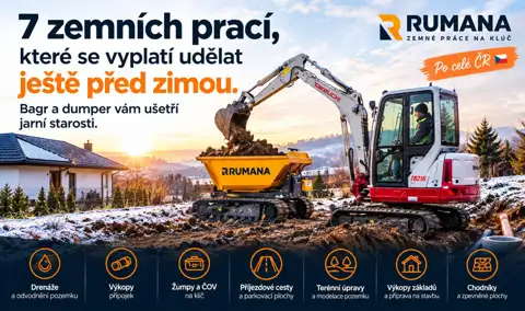 Zemní práce bagr - RUMANA s.r.o. – fotka 3